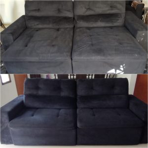 Antes depois sofa